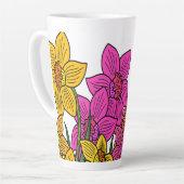 Blume für farbenfrohe Kleidung Milchtasse (Linke Ecke)