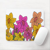 Blume für farbenfrohe Kleidung Mousepad (Mit Mouse)
