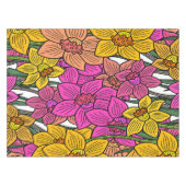 Blume für farbenfrohe Kleidung Tischdecke (Vorderseite (Horizontal))