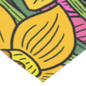 Blume für farbenfrohe Kleidung Tischdecke (Schrägansicht)