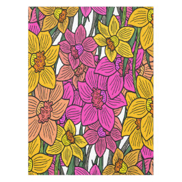 Blume für farbenfrohe Kleidung Tischdecke