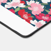 Blume für farbige Gärten Niedlicher Text Schreibtischunterlage (Ecke)