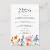 Blume für festes, helles Wasser Begleitkarte (Vorderseite)