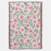 Blume für florales Muster Oleander Decke (Vorderseite Vertikal)