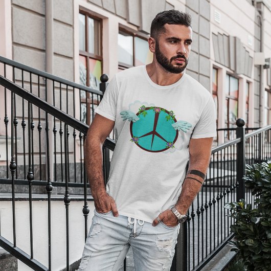 Blume für Frieden T-Shirt