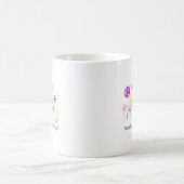 Blume für Friedenszeichen Kaffeetasse (Mittel)
