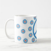 Blume für Friedenszeichen Kaffeetasse (Links)