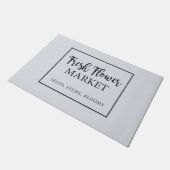 Blume für frische Blume Fußmatte (Schrägansicht)