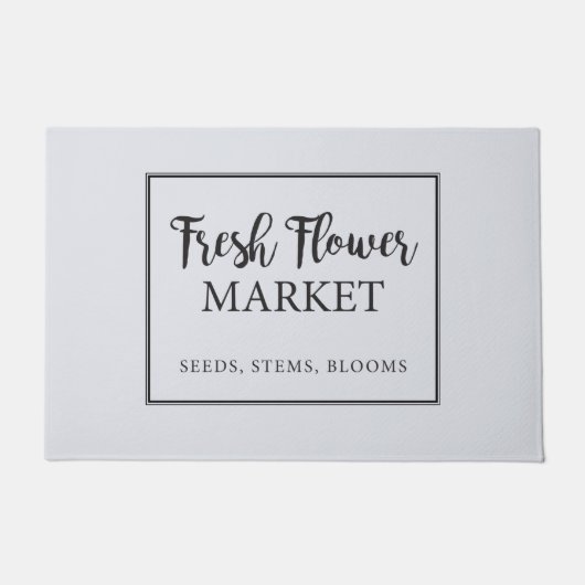 Blume für frische Blume Fußmatte (Vorderseite)