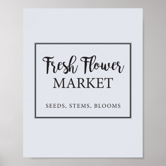 Blume für frische Blume Poster (Vorne)