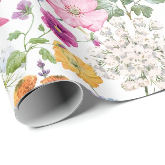 Blume für gemischte Gartenanlagen Geschenkpapier (Rolleneckpunkt)