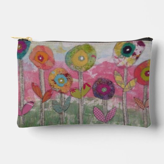 Blume für gemischte Medien Zubehörtasche (Vorderseite)