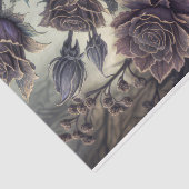 Blume für Gothic Angels #1 - Decoupage - Seidenpapier (Detail)