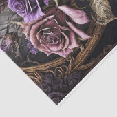 Blume für Gothic Angels #3 - Decoupage - Seidenpapier (Detail)