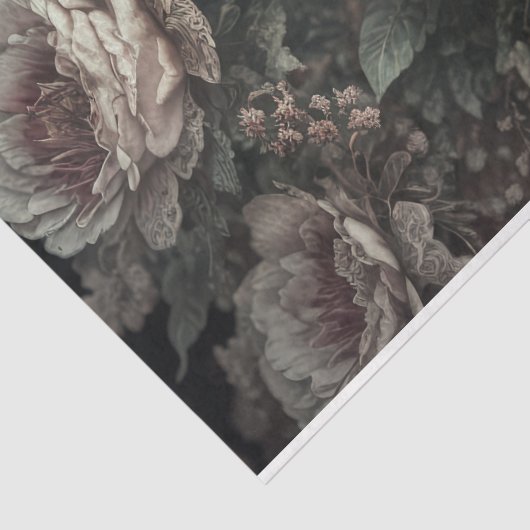 Blume für Gotische Engel #4 - Decoupage - Seidenpapier (Detail)