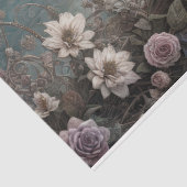 Blume für Gotische Engel #6 - Decoupage - Seidenpapier (Detail)