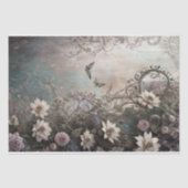 Blume für Gotische Engel #6 - Decoupage - Seidenpapier (Vorderseite)