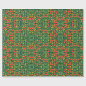 Blume für Grüne Länder spiegeln Muster-Geschenkart Geschenkpapier (Flach)