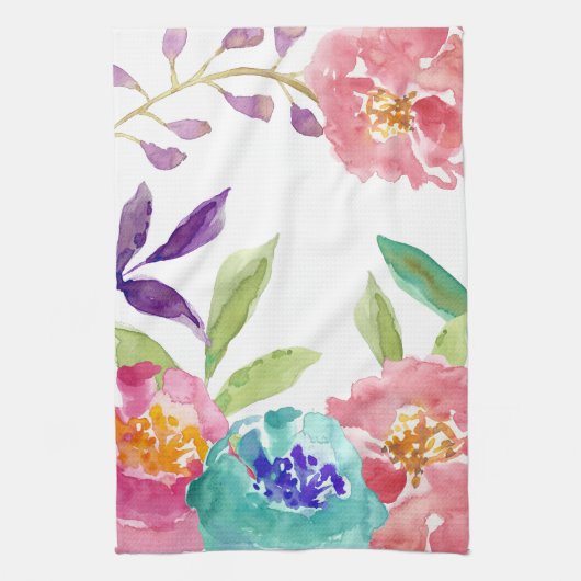 Blume für helles Wasser Handtuch (Vertikal)