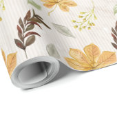 Blume für Herbst/Herbst Geschenkpapier (Rolleneckpunkt)