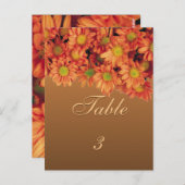 Blume für Herbst Postkarte (Vorne/Hinten)