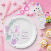 Blume für Hochzeitsblätter Pappteller (Party)