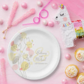 Blume für Hochzeitsblätter Pappteller (Party)