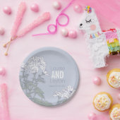 Blume für Hochzeitsstichtlinge Pappteller (Party)