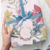 Blume für Hübsche Feldfarben Geschenkanhänger