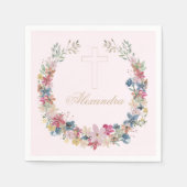 Blume für Hübsche Feldfarben Serviette (Vorderseite)