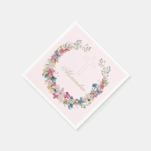 Blume für Hübsche Feldfarben Serviette (Ecke)