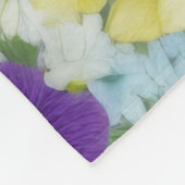 Blume für hübsche Hütte Fleecedecke (Ecke)