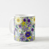 Blume für hübsche Hütte Kaffeetasse (Vorderseite Links)