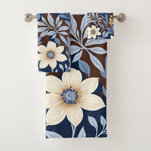 Blume für Ihre Blues Badhandtuch Set (Insitu)