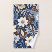 Blume für Ihre Blues Badhandtuch Set (Handtuch)