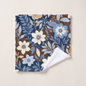 Blume für Ihre Blues Badhandtuch Set (Waschlappen)