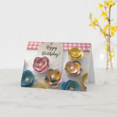 Blume für Ihren Geburtstag Karte (Gelbe Blume)