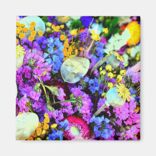 Blume für Ihren Kühlschrank farbenfroh blumengesch Magnet