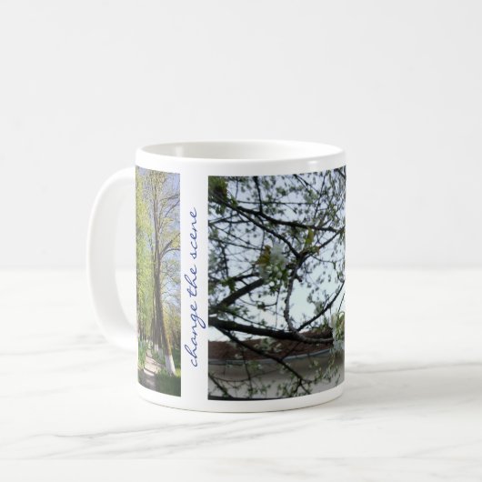Blume für inspirierende Angebotsbaum ändern Kaffeetasse (Vorderseite Links)