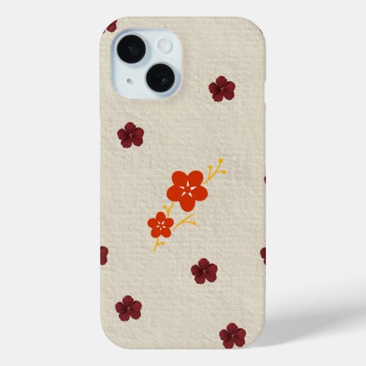 Blume für iPhone-Gehäuse Case-Mate iPhone Hülle (Rückseite)