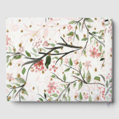 Blume für japanische Kirschblüten Gästebuch (Rückseite)