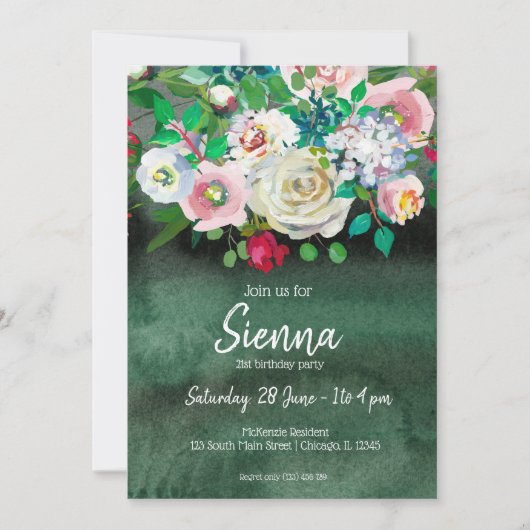 Blume für jeden Anlass Einladung