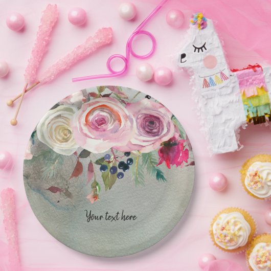 Blume für jeden Anlass Pappteller (Party)