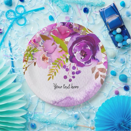 Blume für jeden Anlass Pappteller (Party)