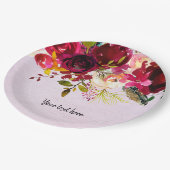 Blume für jeden Anlass Pappteller (Schrägansicht)