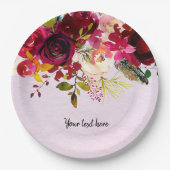 Blume für jeden Anlass Pappteller (Vorderseite)