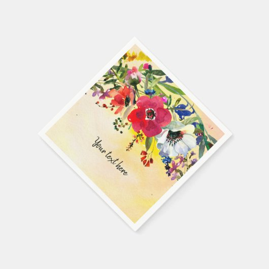 Blume für jeden Anlass Serviette (Ecke)