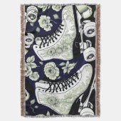 Blume für klassische Roller-Skate, Schwarz-weiß Decke (Vorderseite Vertikal)