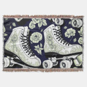 Blume für klassische Roller-Skate, Schwarz-weiß Decke (Vorderseite)