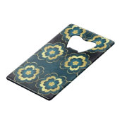 Blume für klassische Stile Geldbeutel Flaschenöffner (Rückseite Schrägansicht)